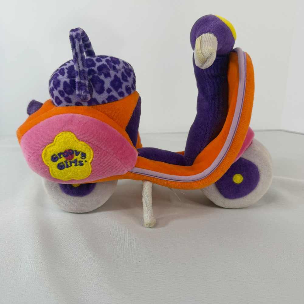 Manhattan Toy Groovy Girls Plush Scooter Moped Leopard Flower Y2K Vintage